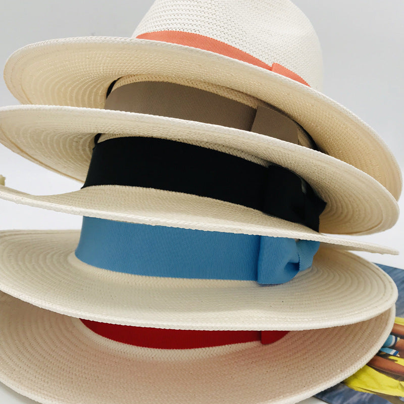 Fine Straw Multicolor Summer Panama Hat