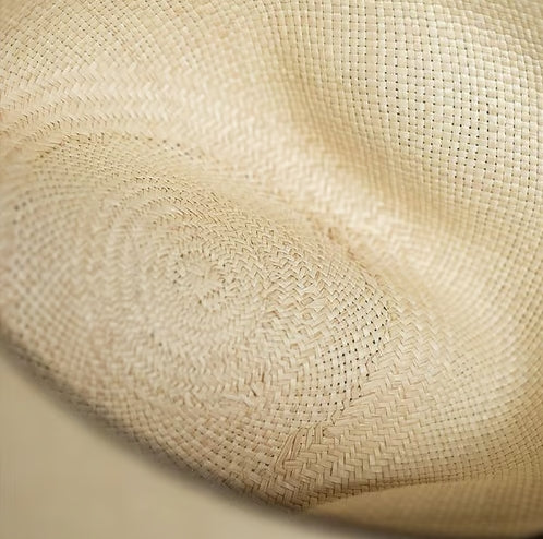 Can Be Rolls Up For Packing -Panama Hat-Safari
