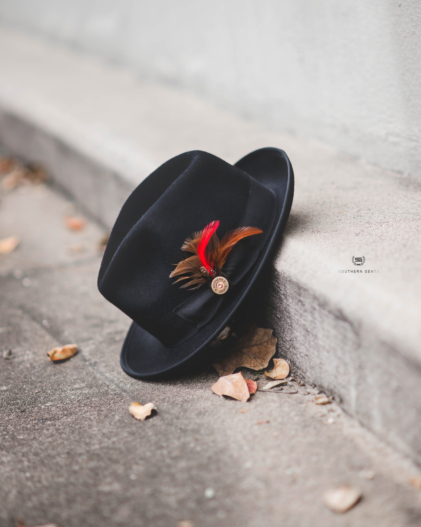 Trilby Fedora Hat – Black