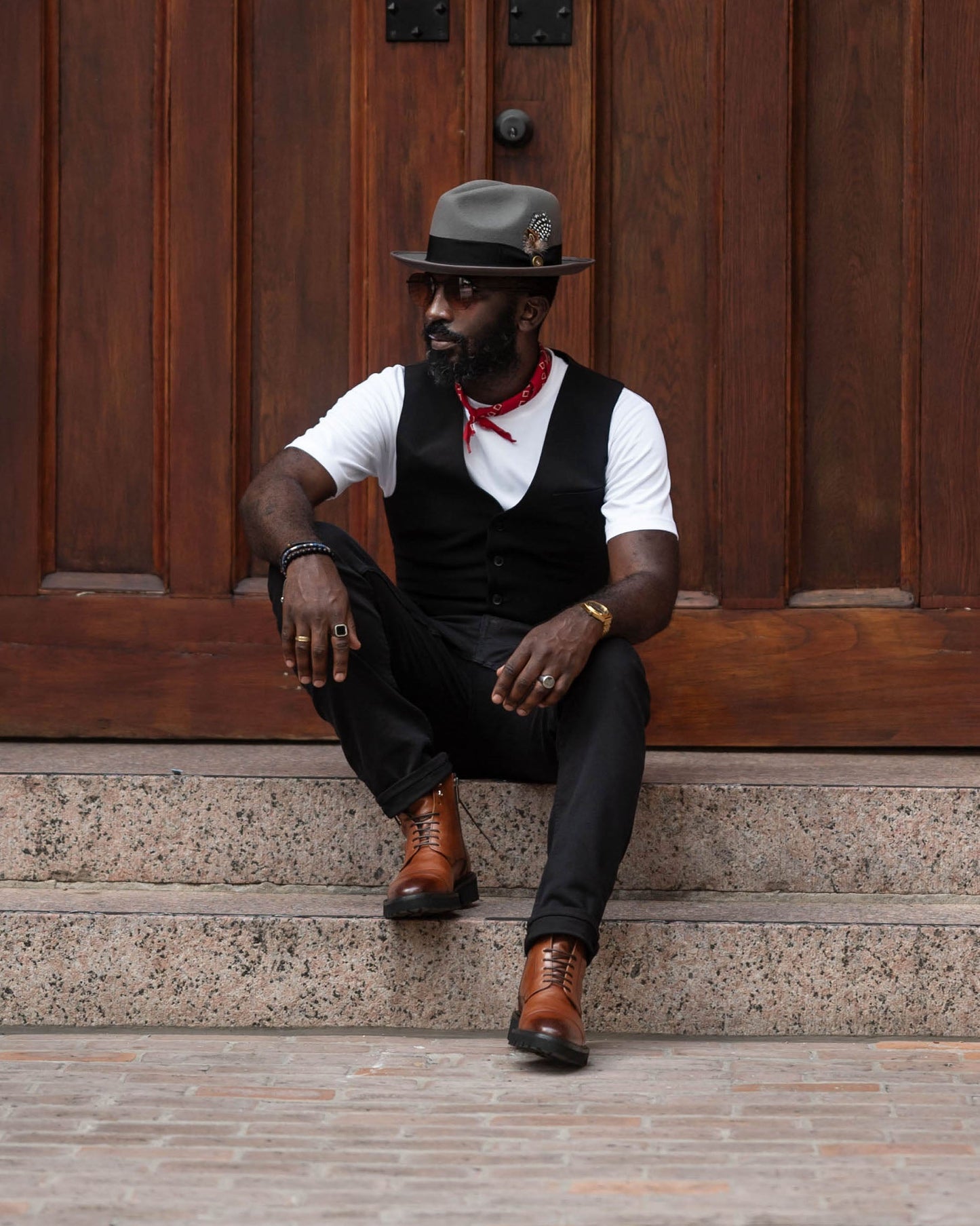 Trilby Fedora Hat – Grey