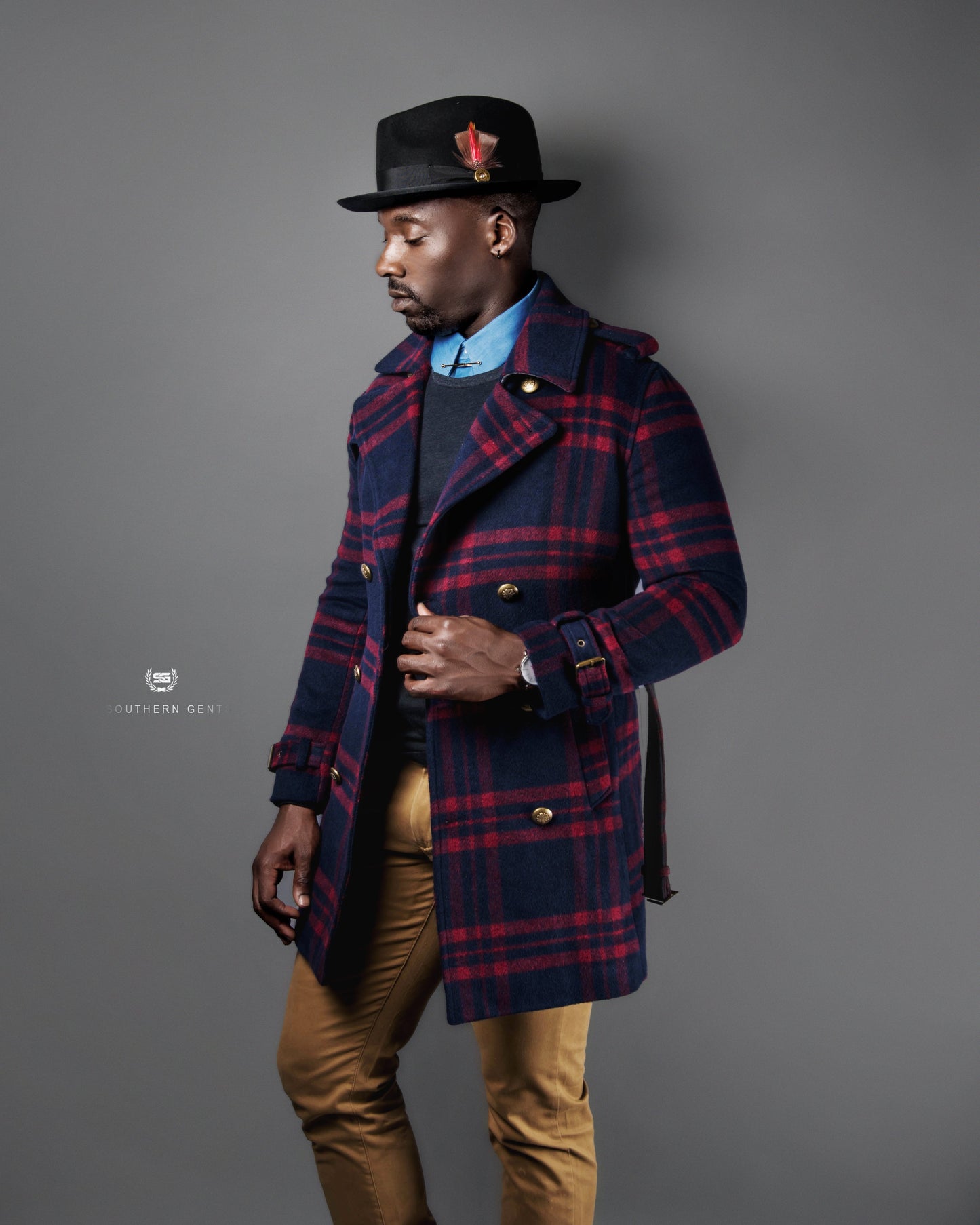 Trilby Fedora Hat – Black