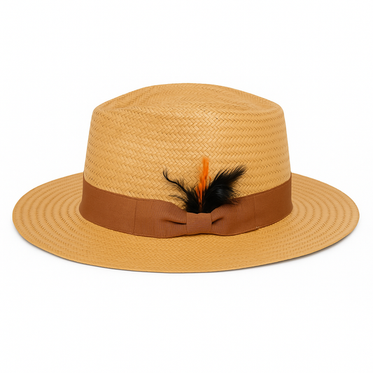 High-grade Feathers Straw Hat