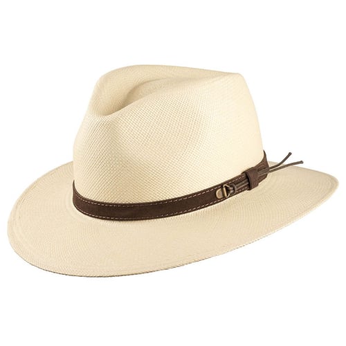 Can be rolls up for packing-Loreto Ecuador Straw Panama Hat - Paja Toquilla