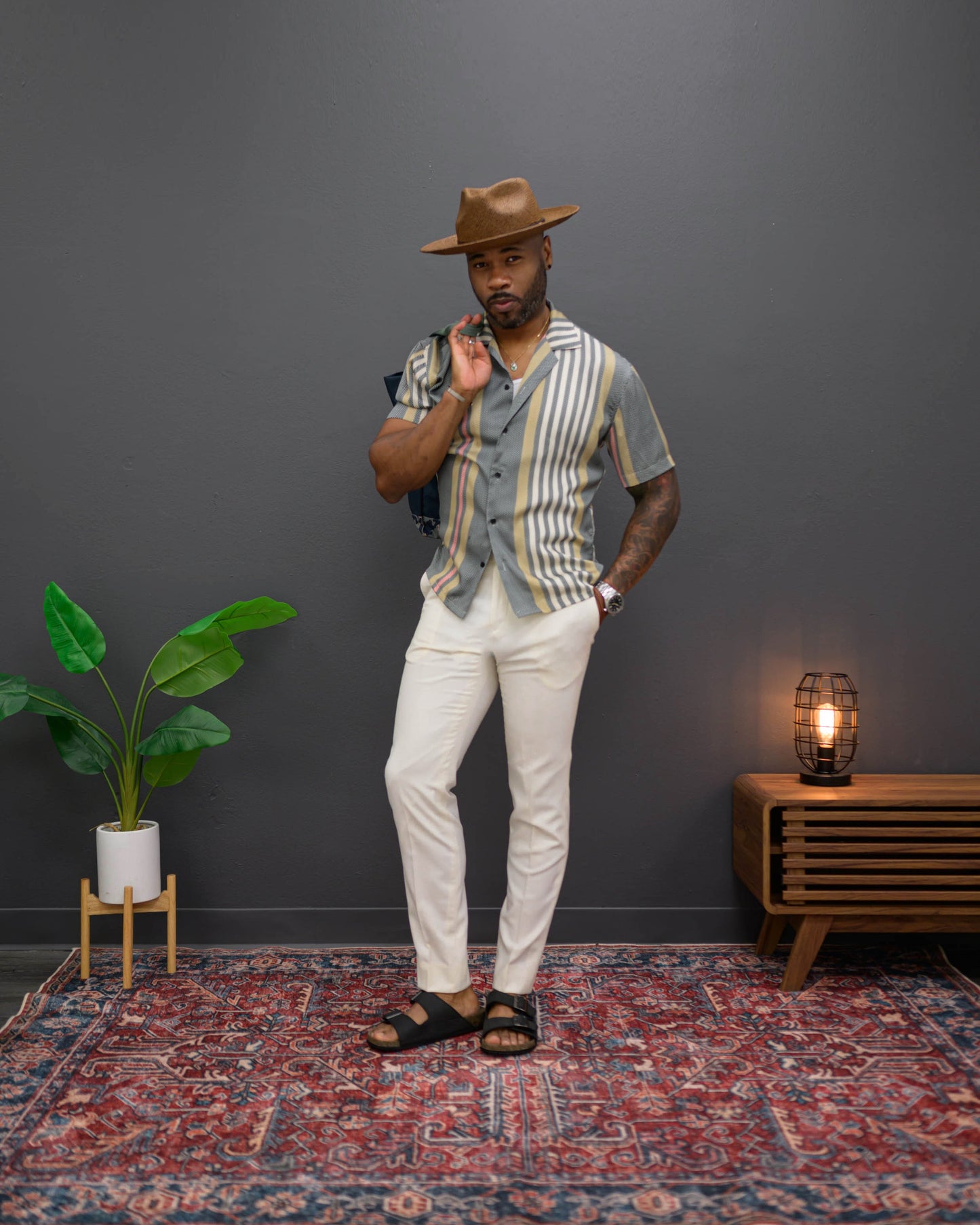 Geoffery Straw Fedora Hat – Toffee
