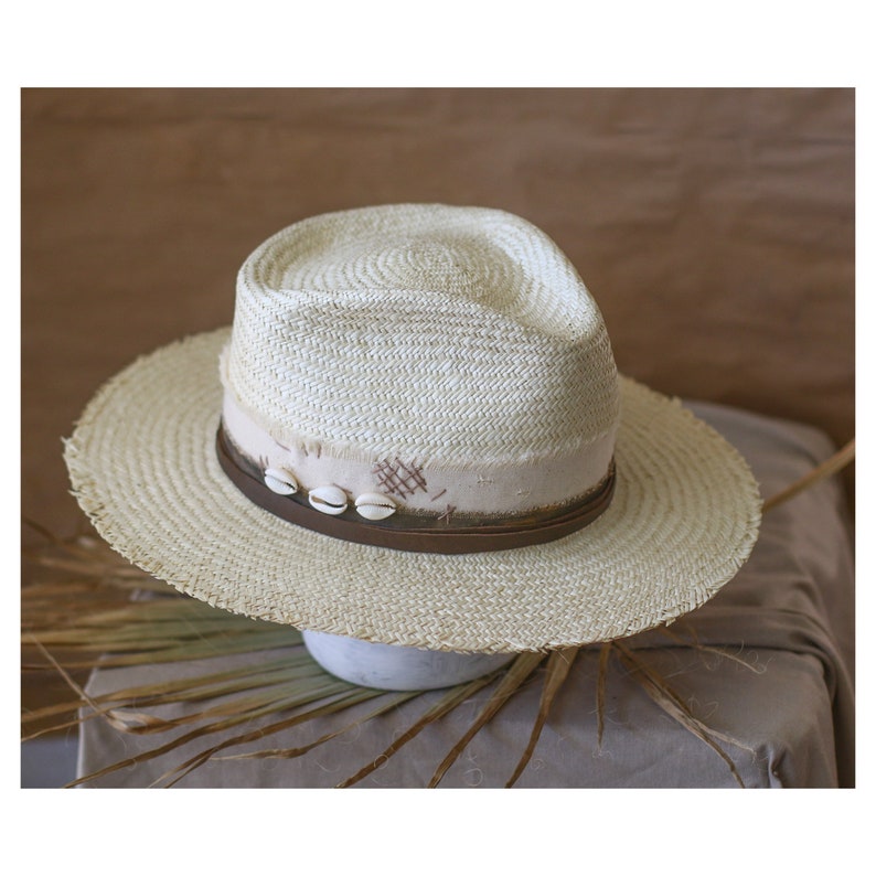 Premium Raffia Straw Hat Bespoke Summer Fedora