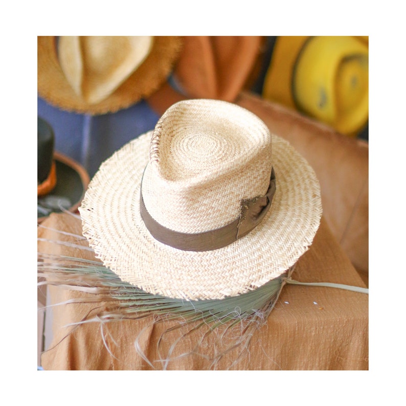 Raffia Straw Fedora - High-end customization