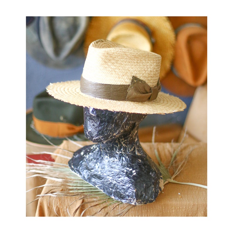 Raffia Straw Fedora - High-end customization