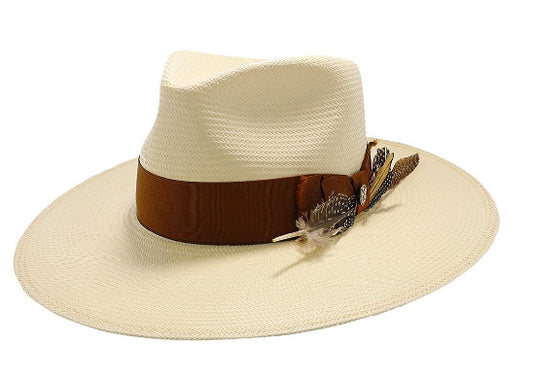 Fine Hand-woven High-end Feather Straw Hat