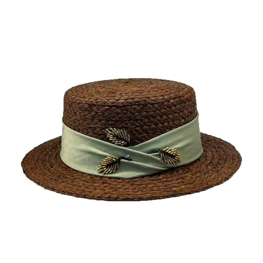 French Handmade Raffia Straw Hat
