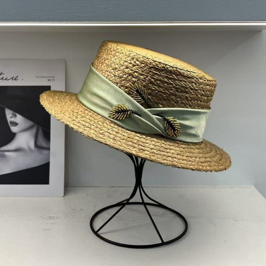 French Handmade Raffia Straw Hat