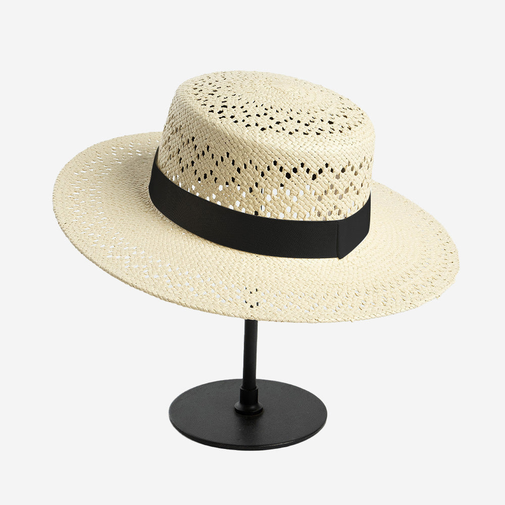 Hollow Hand-woven Straw Hat