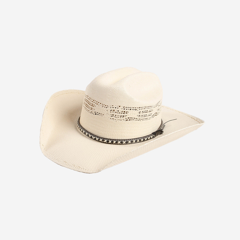 Roll-over Brim Stylish Straw Hat