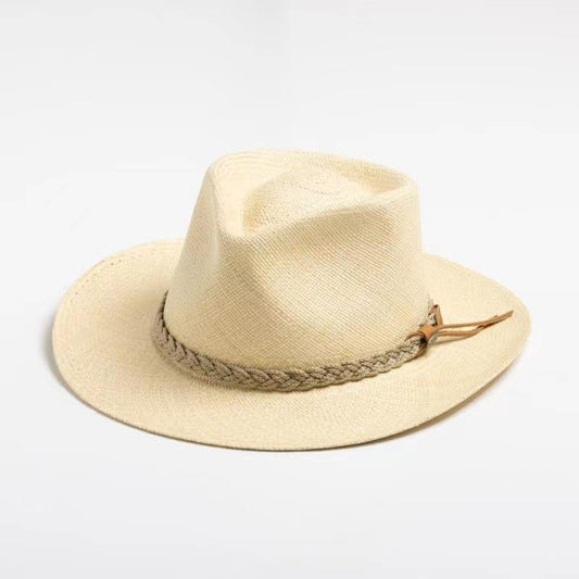 Hand-woven Fine Papyrus Jazz Straw Hat