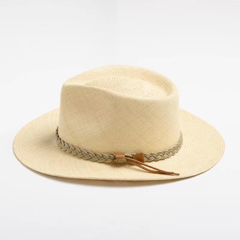 Hand-woven Fine Papyrus Jazz Straw Hat
