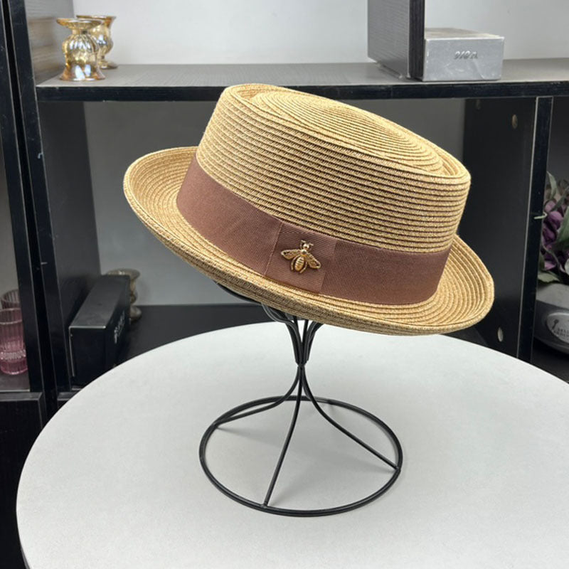 Arc de Triomphe Hand-woven Wide-brimmed Straw Hat