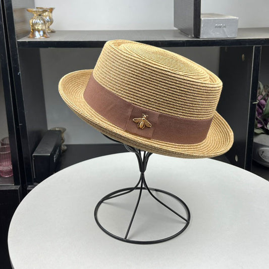 Arc de Triomphe Hand-woven Wide-brimmed Straw Hat