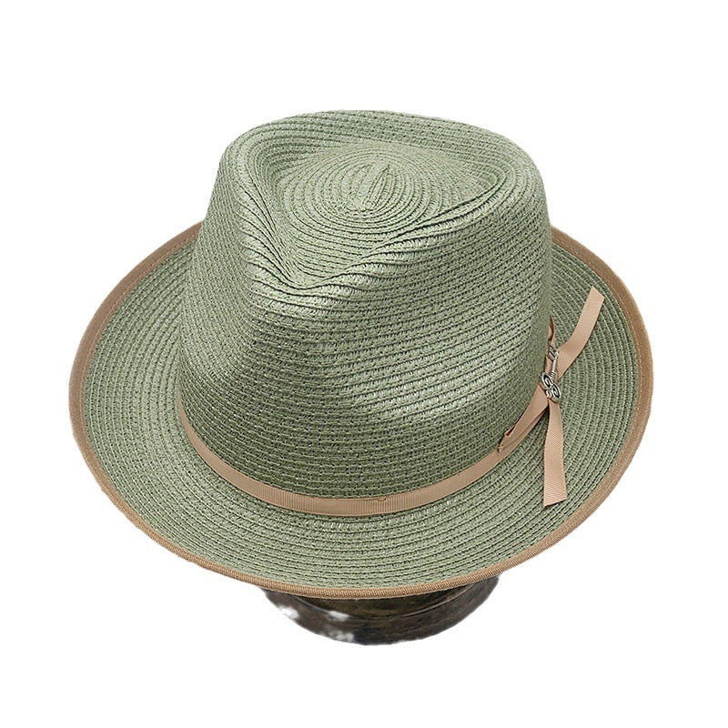 Curled Bow Custom Straw Hat