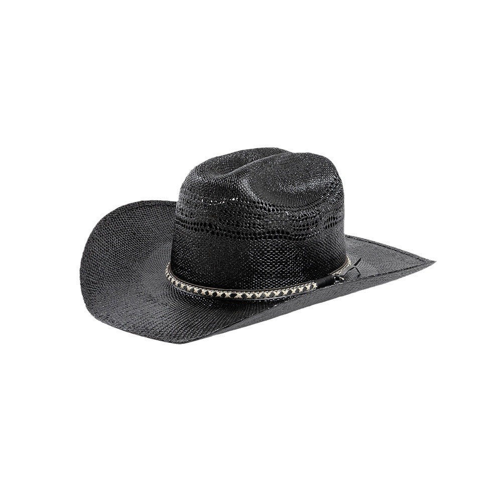Roll-over Brim Stylish Straw Hat