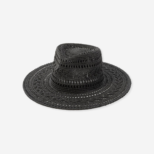 Hand-woven Pattern Hollow Straw Hat