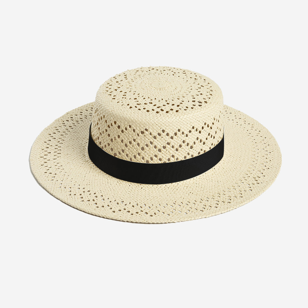 Hollow Hand-woven Straw Hat