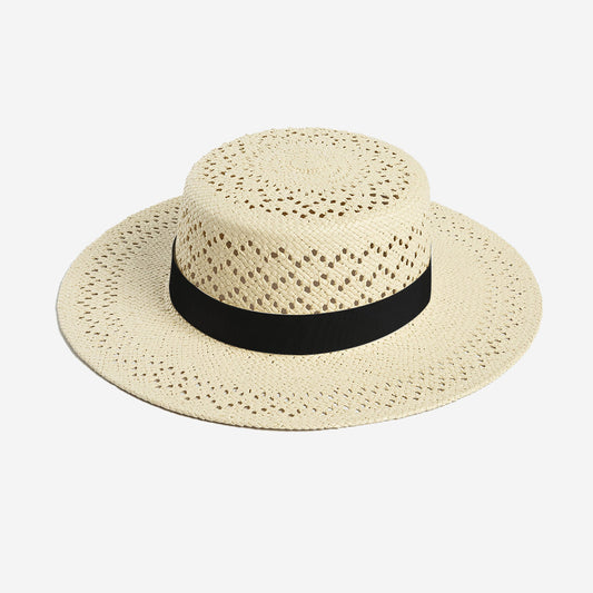 Hollow Hand-woven Straw Hat