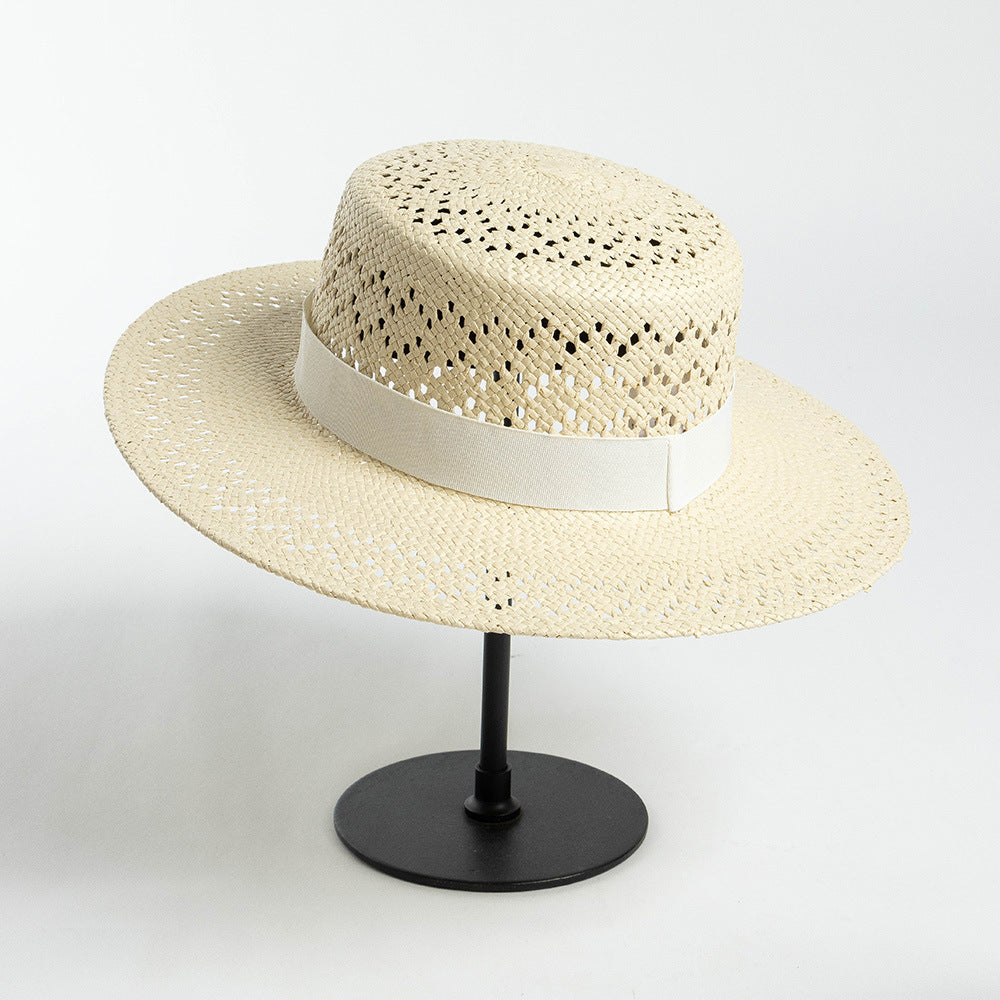 Hollow Hand-woven Straw Hat