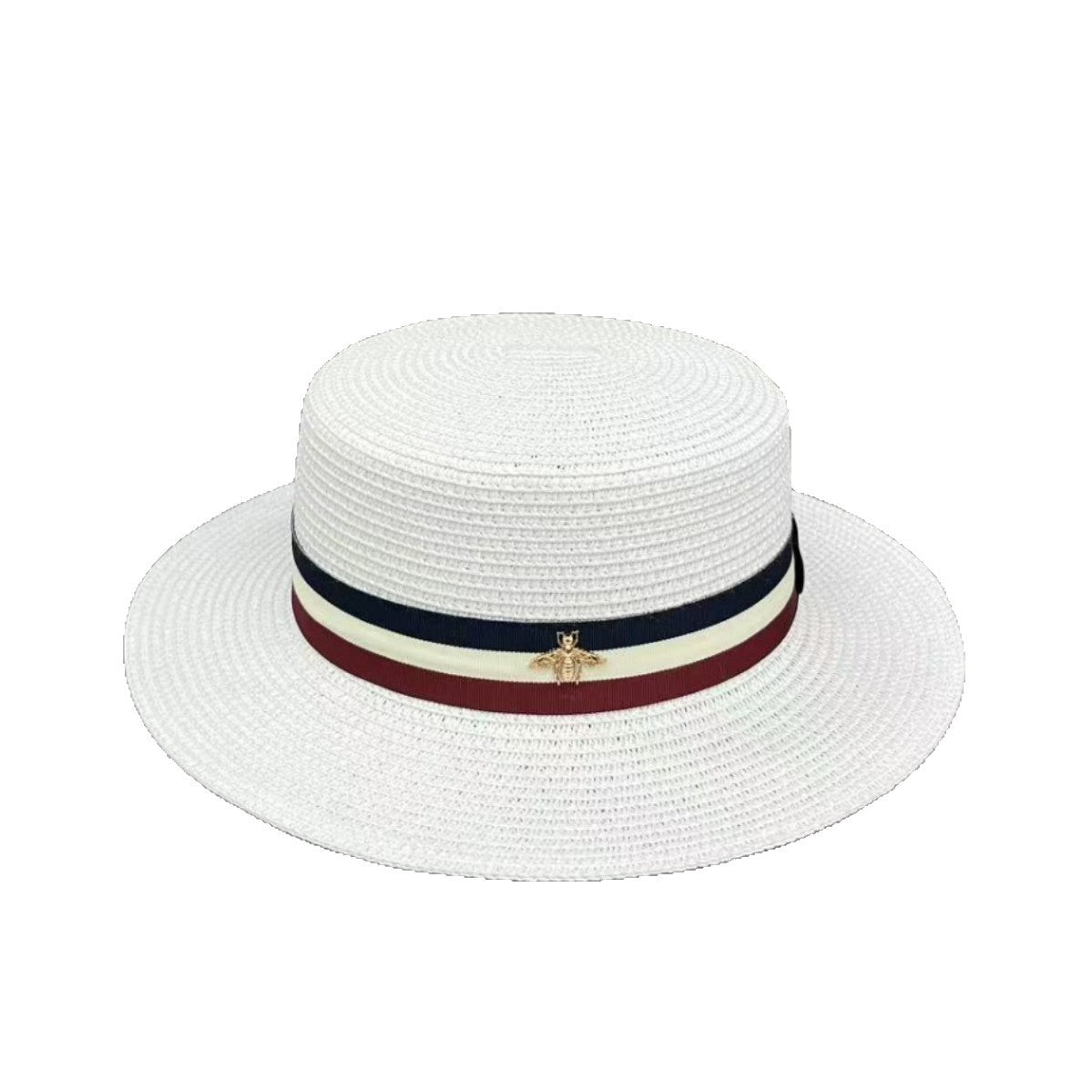 French Bee Hand-woven Straw Hat