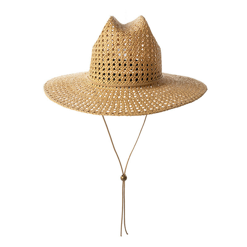 Hand-woven hollow outdoor fashion straw hat