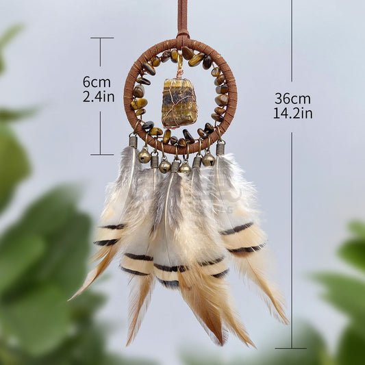Vintage Style Crystal Stone Car Pendant