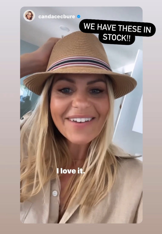 5th Avenue Straw Fedora