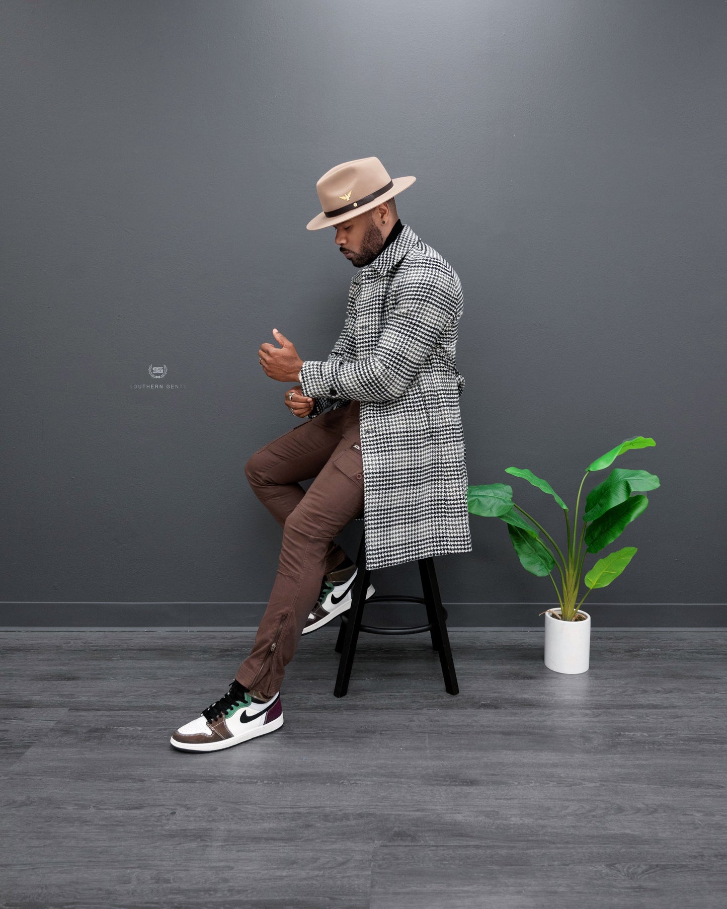 Geoffery Fedora Hat – Camel