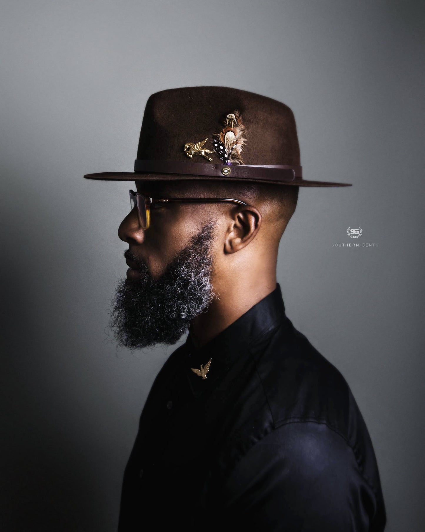 Geoffery Fedora Hat – Brown
