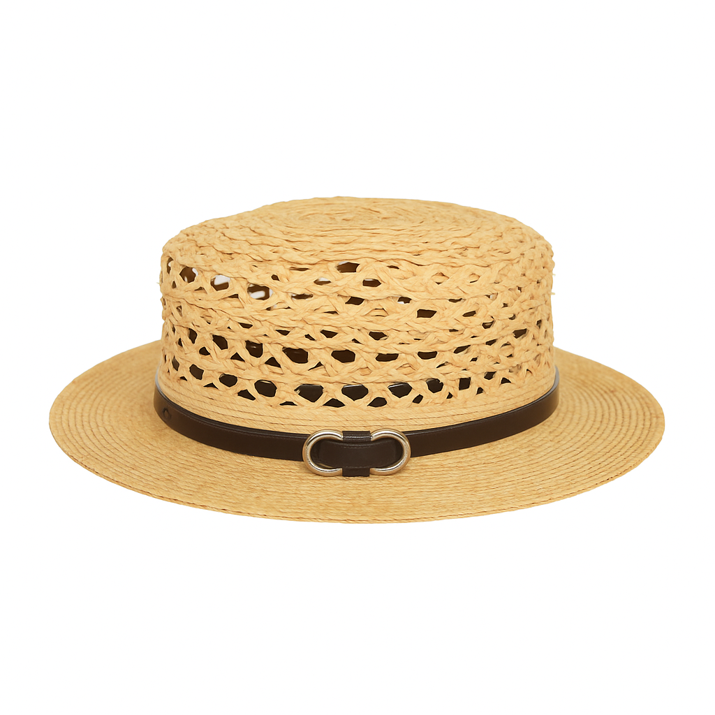 Hollow Hand-woven High-end Straw Hat