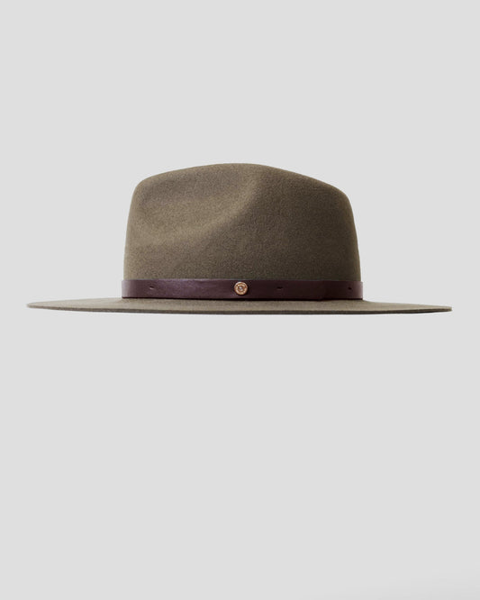 Geoffery Fedora Hat  – Dark Olive