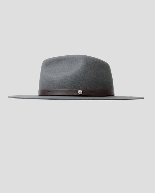 Geoffery Fedora Hat – Dark Grey
