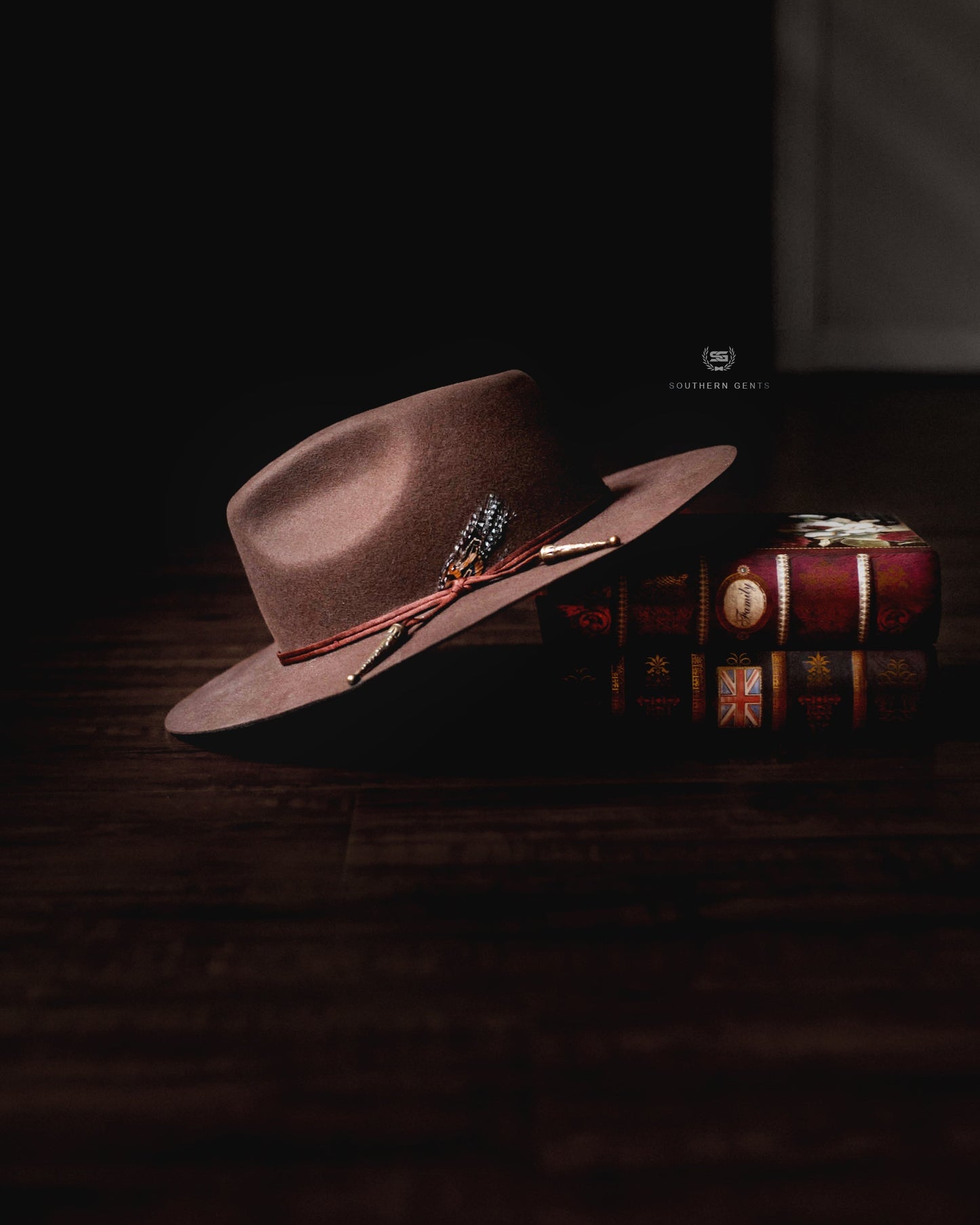 Lone Star Fedora Hat - Walnut