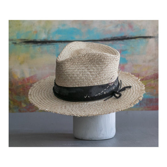 Raffia Straw Fedora - Broken Feeling High-end Customization