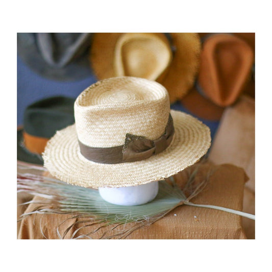Raffia Straw Fedora - High-end customization