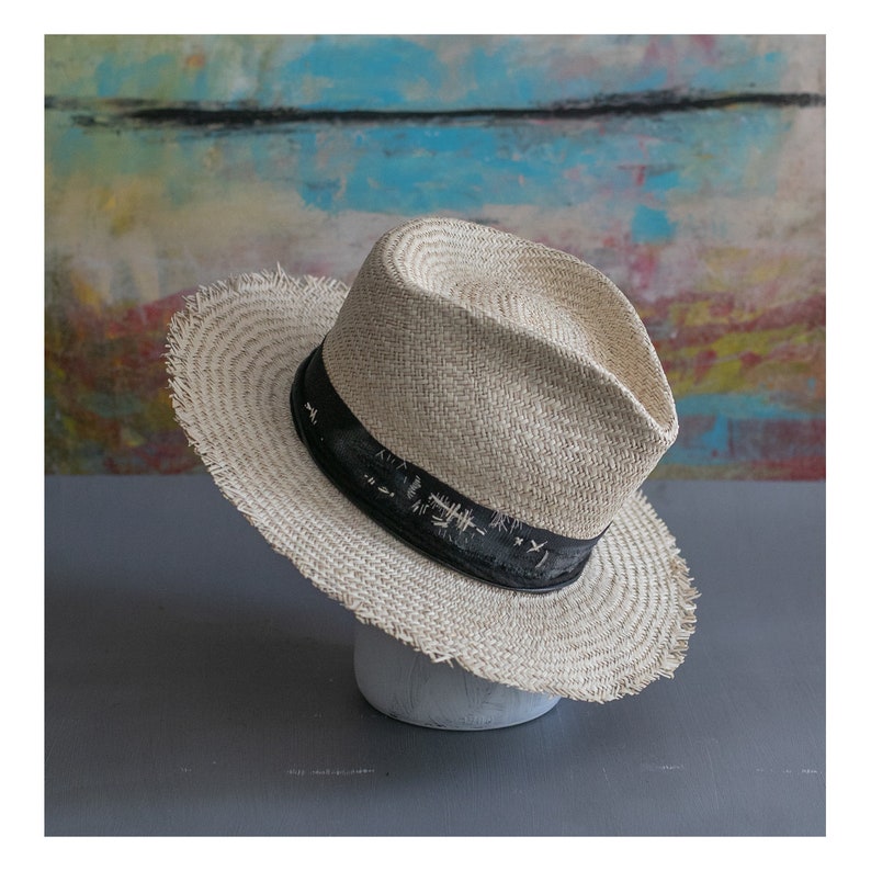 Raffia Straw Fedora - Broken Feeling High-end Customization