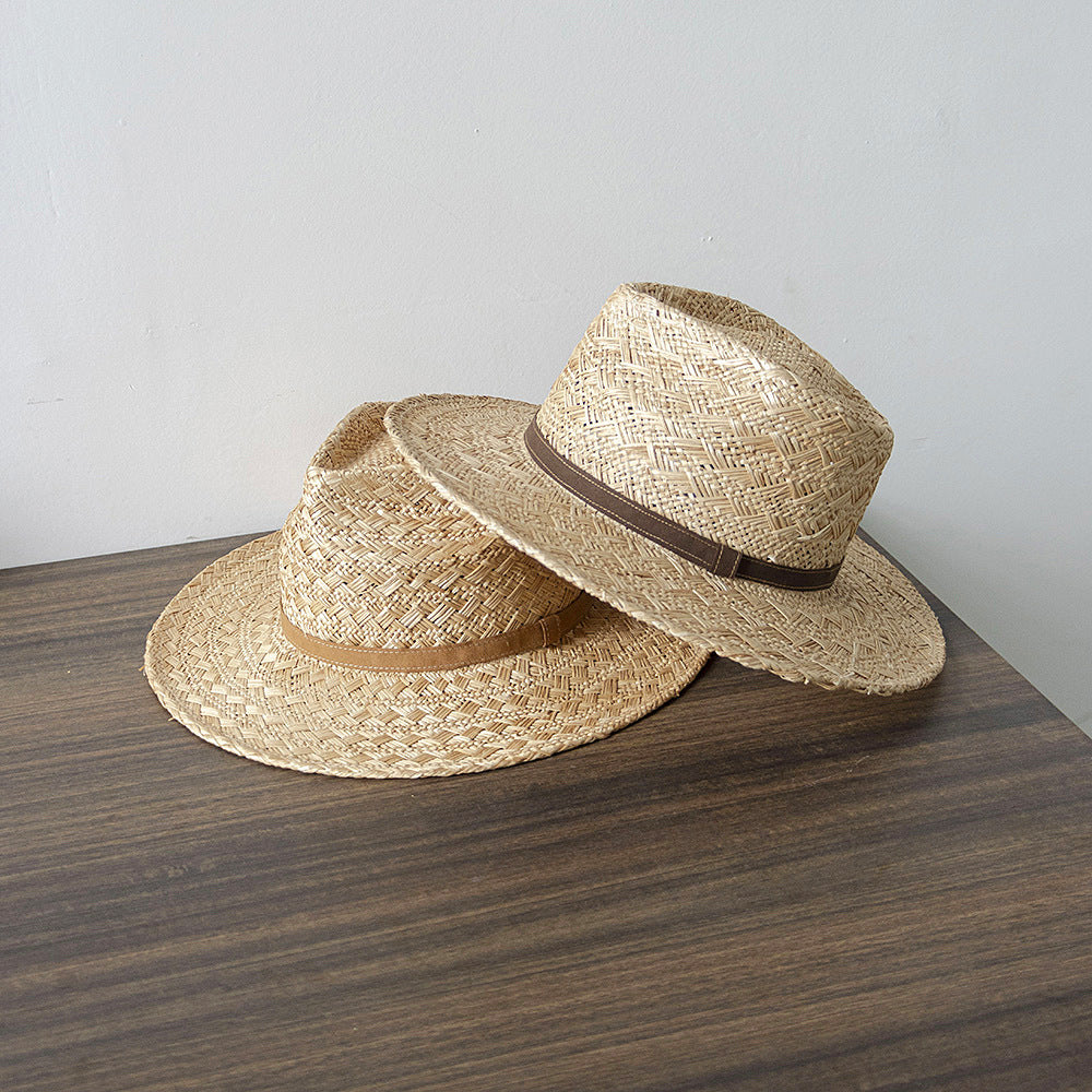 Fashionable Hand-woven Wide Brim Straw Hat