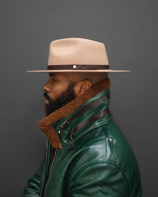 Geoffery Fedora Hat – Camel
