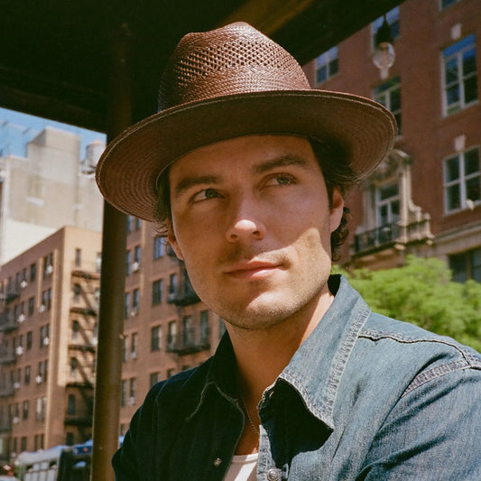 Open Road Vented Straw Cowboy Hat