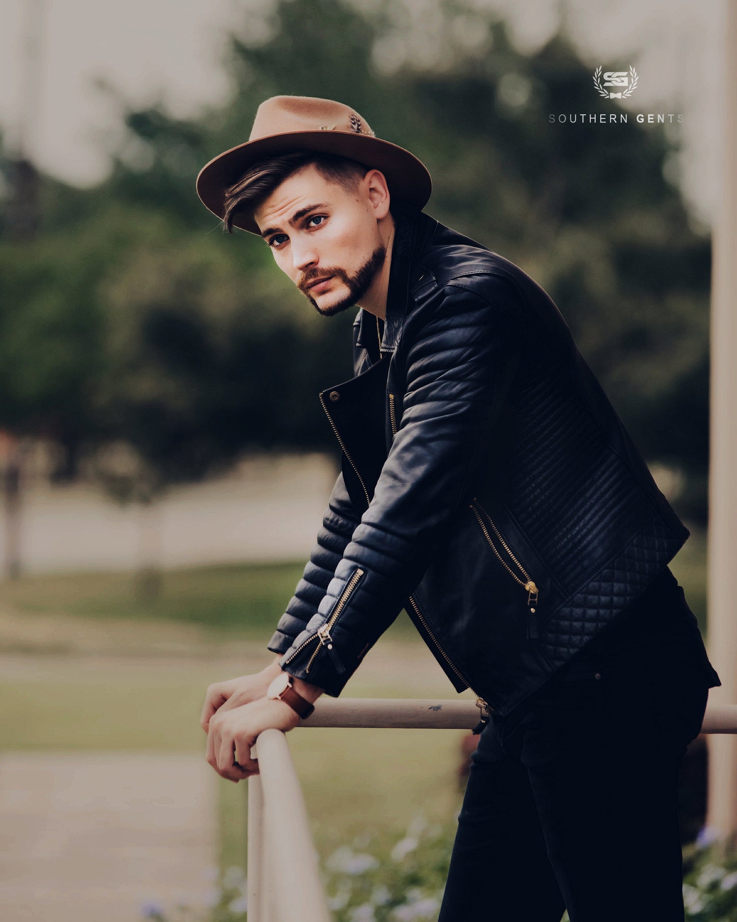 Geoffery Fedora Hat – Camel